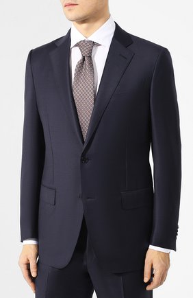 Мужской шерстяной костюм ERMENEGILDO ZEGNA темно-синего цвета по цене 199500 руб., арт. 522623/221225 | Фото 2 Мужской шерстяной костюм ERMENEGILDO ZEGNA темно-синего цвета, арт. 522623/221225 | Фото 2