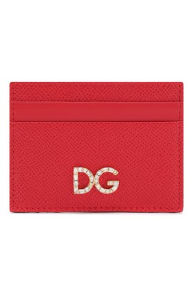 Женский кожаный футляр для кредитных карт DOLCE & GABBANA красного цвета по цене 14800 руб., арт. BI0330/AZ503 | Фото 1 Женский кожаный футляр для кредитных карт DOLCE & GABBANA красного цвета, арт. BI0330/AZ503 | Фото 1
