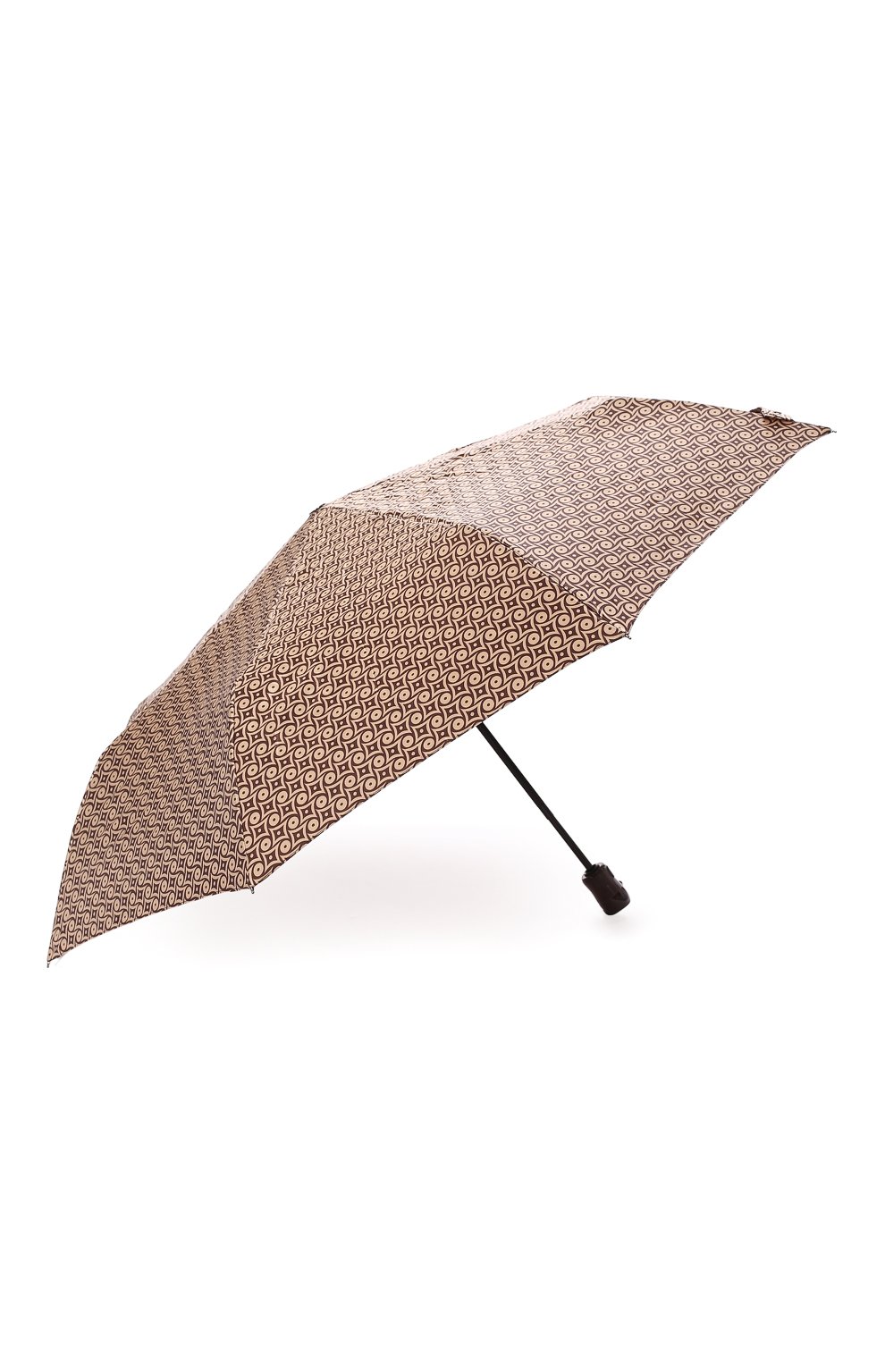 Женский складной зонт с принтом DOPPLER коричневого цвета, арт. 74660 FGD | Фото 2 (Материал: Текстиль, Синтетический материал; Статус проверки: Проверена категория)