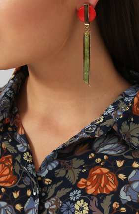 Женские разноцветные серьги с подвесками Crystalline Jewellery, арт. 339J купить в ЦУМ | Фото №2 Серьги с подвесками Crystalline Jewellery разноцветные | Фото №2