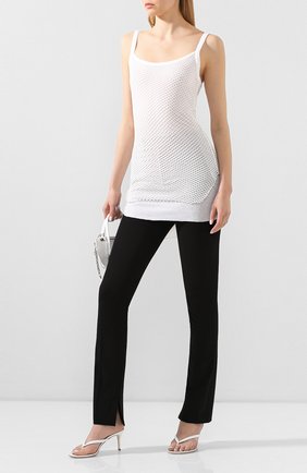 Женские хлопковые брюки HELMUT LANG черного цвета по цене 31350 руб., арт. I09HW207 | Фото 2 Женские хлопковые брюки HELMUT LANG черного цвета, арт. I09HW207 | Фото 2