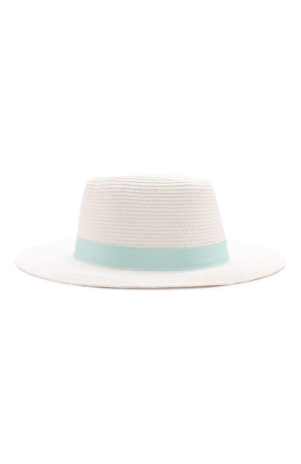 Соломенная пляжная шляпа Fedora с лентой Melissa Odabash, белого цвета, арт. FED0RA HAT в ЦУМ | Фото №2 Соломенная пляжная шляпа Fedora с лентой Melissa Odabash белого цвета | Фото №2