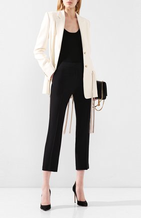 Женские брюки со стрелками ALEXANDER MCQUEEN черного цвета по цене 63200 руб., арт. 536679/QME40 | Фото 2 Женские брюки со стрелками ALEXANDER MCQUEEN черного цвета, арт. 536679/QME40 | Фото 2