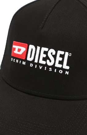Хлопковая бейсболка Diesel, черного цвета, арт. 00SIIQ/0BAUI в ЦУМ | Фото №3 Хлопковая бейсболка Diesel черного цвета | Фото №3