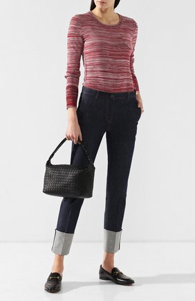 Женский шерстяной пуловер BOTTEGA VENETA бордового цвета по цене 113500 руб., арт. 542652/VEYR0 | Фото 2 Женский шерстяной пуловер BOTTEGA VENETA бордового цвета, арт. 542652/VEYR0 | Фото 2 (Рукава: Длинные; Длина (для топов): Стандартные; Материал внешний: Шерсть; Женское Кросс-КТ: Пуловер-одежда; Статус проверки: Проверена категория)