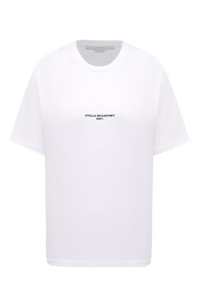 Женская хлопковая футболка STELLA MCCARTNEY белого цвета по цене 21250 руб., арт. 511240/SMW21 | Фото 1 Женская хлопковая футболка STELLA MCCARTNEY белого цвета, арт. 511240/SMW21 | Фото 1