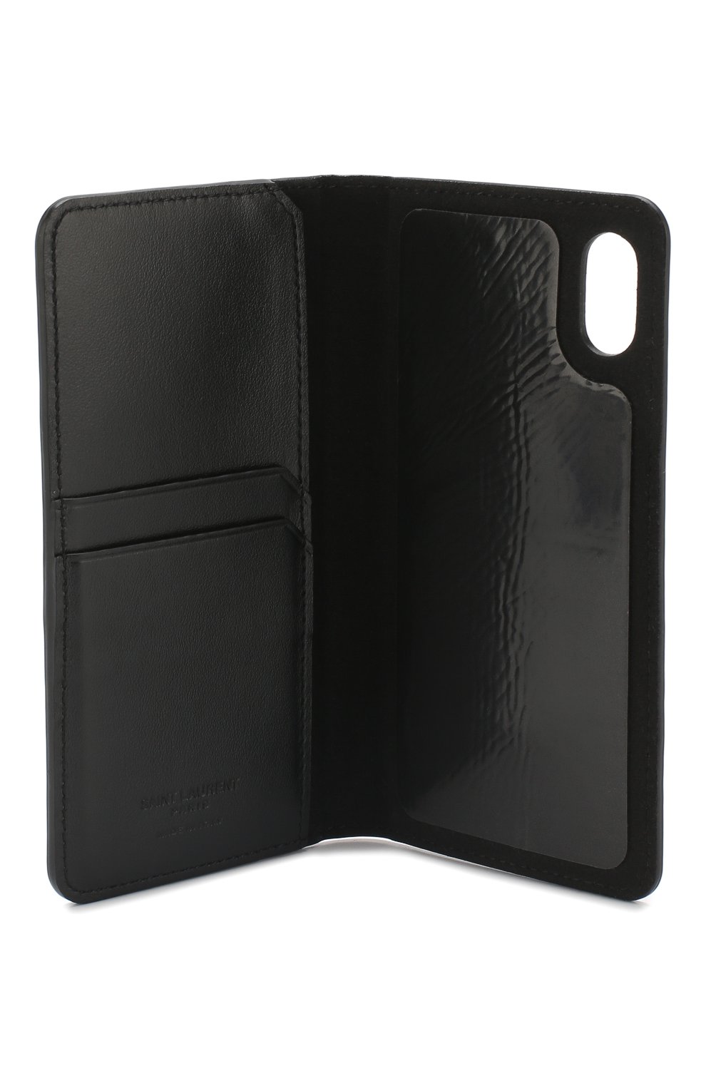 Кожаный чехол для iPhone X Saint Laurent, цвет , арт. 559360/DV70J в ЦУМ | Фото №3 Кожаный чехол для iPhone X Saint Laurent | Фото №3