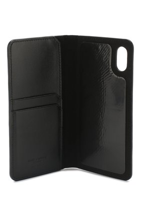 Кожаный чехол для iPhone X Saint Laurent, цвет , арт. 559360/DV70J в ЦУМ | Фото №3 Кожаный чехол для iPhone X Saint Laurent | Фото №3