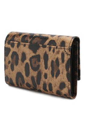 Кожаный кошелек с леопардовым принтом Dolce & Gabbana, коричневого цвета, арт. BI0924/AZ559 в ЦУМ | Фото №2 Кожаный кошелек с леопардовым принтом Dolce & Gabbana коричневого цвета | Фото №2