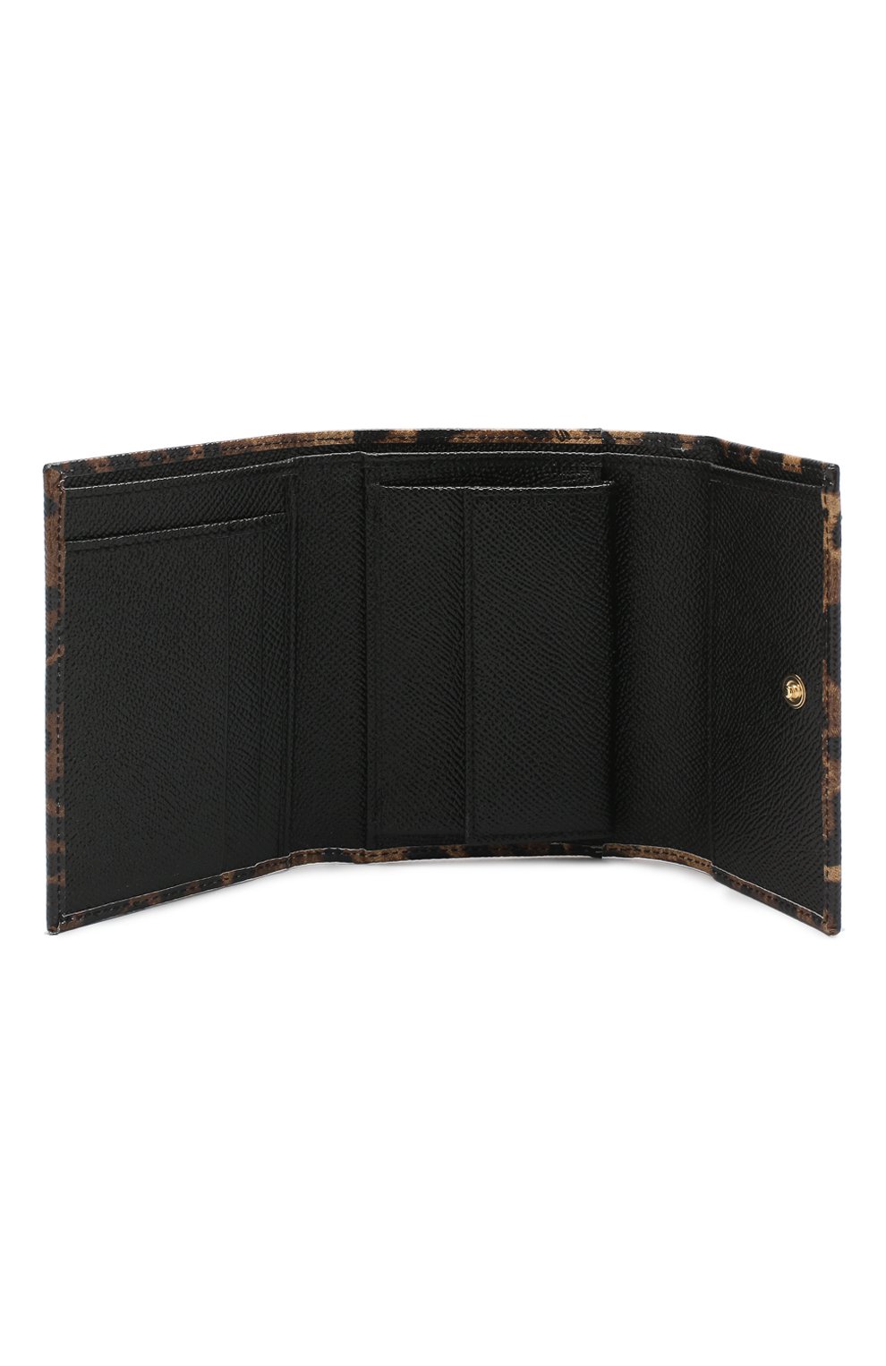 Кожаный кошелек с леопардовым принтом Dolce & Gabbana, коричневого цвета, арт. BI0924/AZ559 в ЦУМ | Фото №3 Кожаный кошелек с леопардовым принтом Dolce & Gabbana коричневого цвета | Фото №3