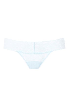 Женские кружевные трусы-стринги HANKY PANKY светло-голубого цвета по цене 2010 руб., арт. 4911P_панки | Фото 1 Женские кружевные трусы-стринги HANKY PANKY светло-голубого цвета, арт. 4911P_панки | Фото 1