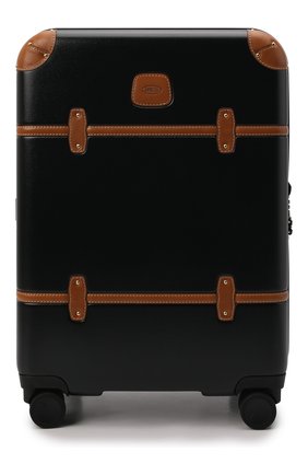 Женский чемодан bellagio на колесах BRIC`S черного цвета, арт. BBG28301 | Фото 1 (Размер: large; Материал: Пластик; Ограничения доставки: oversized)