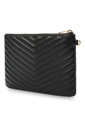 Женские кожаный футляр для документов monogram SAINT LAURENT черного цвета по цене 42200 руб., арт. 379039/CWU01 | Фото 2 Женские кожаный футляр для документов monogram SAINT LAURENT черного цвета, арт. 379039/CWU01 | Фото 2