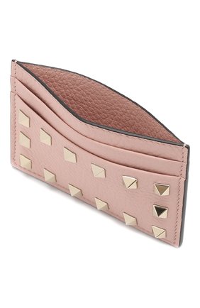 Кожаный футляр для кредитных карт Valentino Garavani Rockstud | Фото №3 Кожаный футляр для кредитных карт Valentino Garavani Rockstud | Фото №3