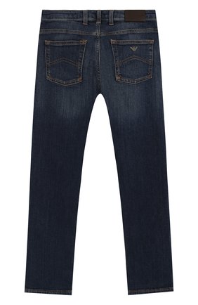 Детские джинсы EMPORIO ARMANI синего цвета по цене 7395 руб., арт. 8N4J45/1V0MZ | Фото 2 Детские джинсы EMPORIO ARMANI синего цвета, арт. 8N4J45/1V0MZ | Фото 2