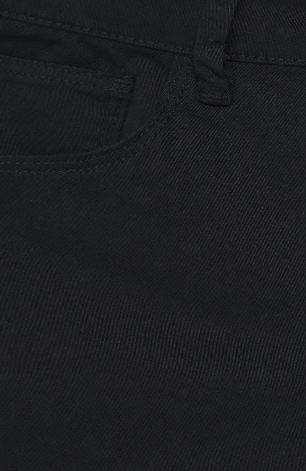 Детские джинсы прямого кроя EMPORIO ARMANI темно-синего цвета, арт. 8N4J06/4NFUZ | Фото 3 (Детали: Однотонный; Материал внешний: Хлопок; Статус проверки: Проверено, Проверена категория)