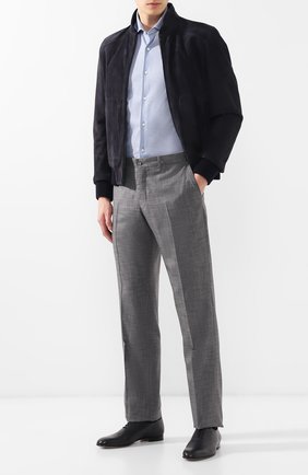 Мужские кожаные оксфорды BRIONI темно-синего цвета по цене 68050 руб., арт. QEDZ0L/P8714 | Фото 2 Мужские кожаные оксфорды BRIONI темно-синего цвета, арт. QEDZ0L/P8714 | Фото 2