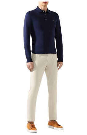 Мужской хлопковые брюки POLO RALPH LAUREN светло-бежевого цвета по цене 14400 руб., арт. 710644988 | Фото 2 Мужской хлопковые брюки POLO RALPH LAUREN светло-бежевого цвета, арт. 710644988 | Фото 2