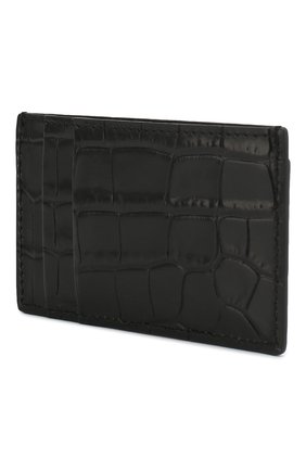 Мужской кожаный футляр для кредитных карт ALEXANDER MCQUEEN черного цвета по цене 15950 руб., арт. 550855/DZT0Y | Фото 2 Мужской кожаный футляр для кредитных карт ALEXANDER MCQUEEN черного цвета, арт. 550855/DZT0Y | Фото 2