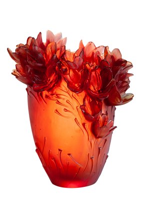 Ваза safran large DAUM красного цвета, арт. 05604 | Фото 1 (Статус проверки: Проверена категория; Ограничения доставки: fragile-2)