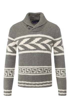 Мужской кашемировый свитер RALPH LAUREN серого цвета по цене 199500 руб., арт. 790730585 | Фото 1