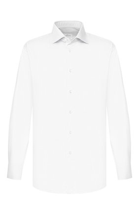 Мужская хлопковая сорочка BRIONI белого цвета по цене 55400 руб., арт. RCLU1Y/P7003 | Фото 1 Мужская хлопковая сорочка BRIONI белого цвета, арт. RCLU1Y/P7003 | Фото 1 (Материал внешний: Хлопок; Длина (для топов): Стандартные; Рукава: Длинные; Статус проверки: Проверено, Проверена категория; Случай: Формальный; Мужское Кросс-КТ: Сорочка-одежда; Принт: Однотонные; Воротник: Акула; Манжеты: На пуговицах; Региональные ограничения белый список (Axapta Mercury): RU)