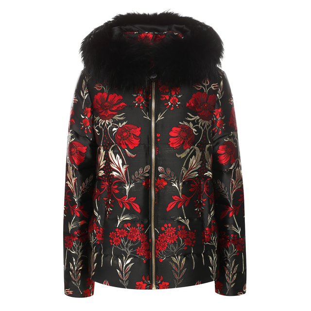 Пуховая куртка с капюшоном Dolce & Gabbana