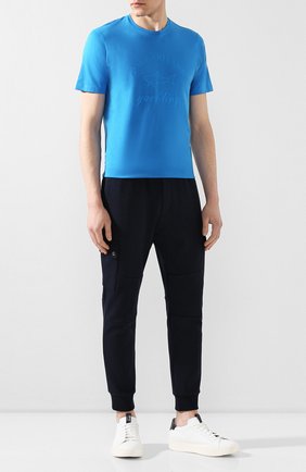 Мужской джоггеры POLO RALPH LAUREN темно-синего цвета по цене 12450 руб., арт. 710730495 | Фото 2 Мужской джоггеры POLO RALPH LAUREN темно-синего цвета, арт. 710730495 | Фото 2