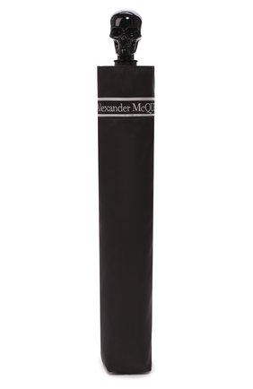 Мужской складной зонт ALEXANDER MCQUEEN черно-белого цвета по цене 39950 руб., арт. 557708/4A37Q | Фото 4 Мужской складной зонт ALEXANDER MCQUEEN черно-белого цвета, арт. 557708/4A37Q | Фото 4 (Материал: Текстиль)