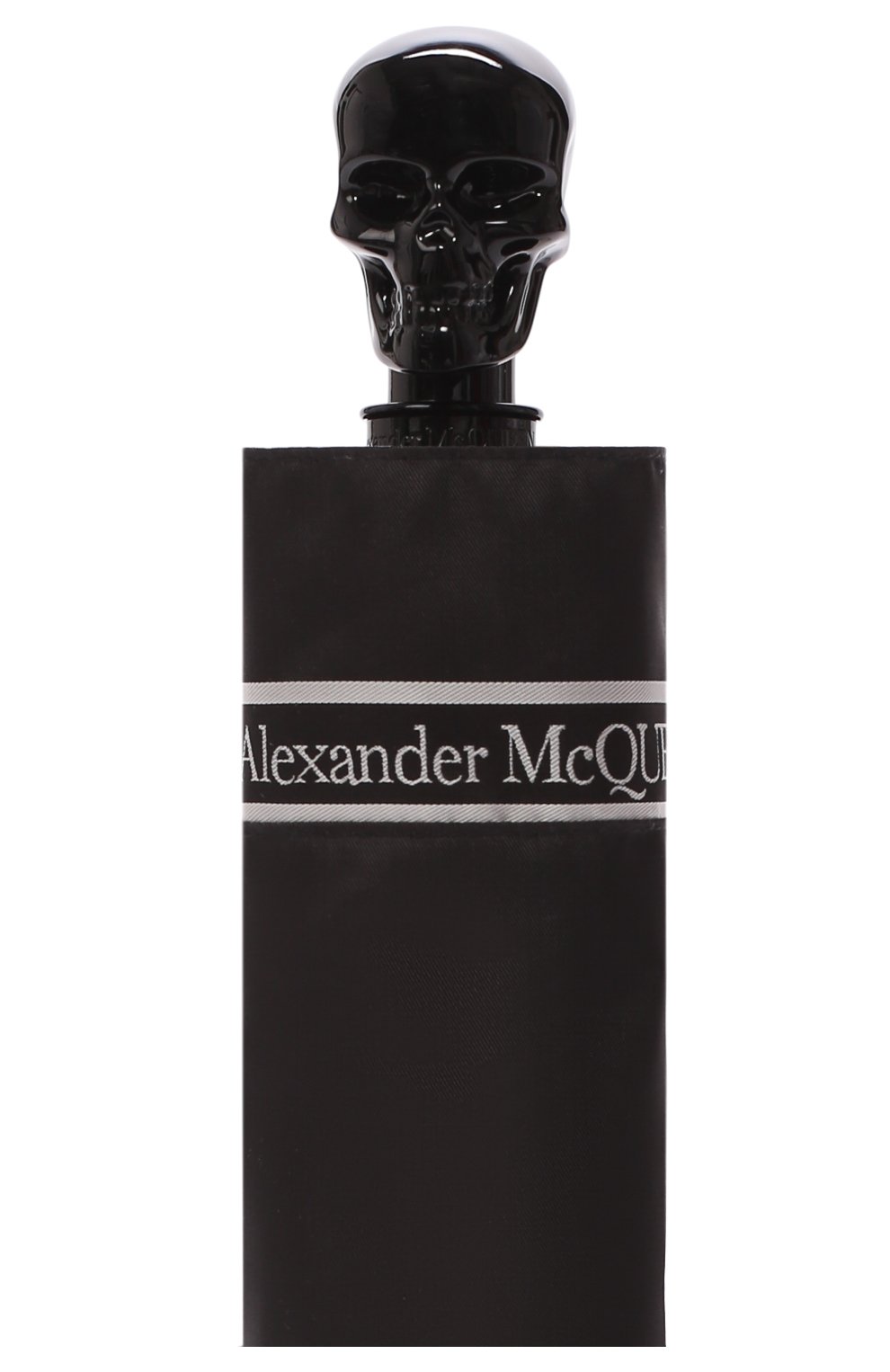 Мужской складной зонт ALEXANDER MCQUEEN черно-белого цвета по цене 39950 руб., арт. 557708/4A37Q | Фото 5 Мужской складной зонт ALEXANDER MCQUEEN черно-белого цвета, арт. 557708/4A37Q | Фото 5 (Материал: Текстиль)