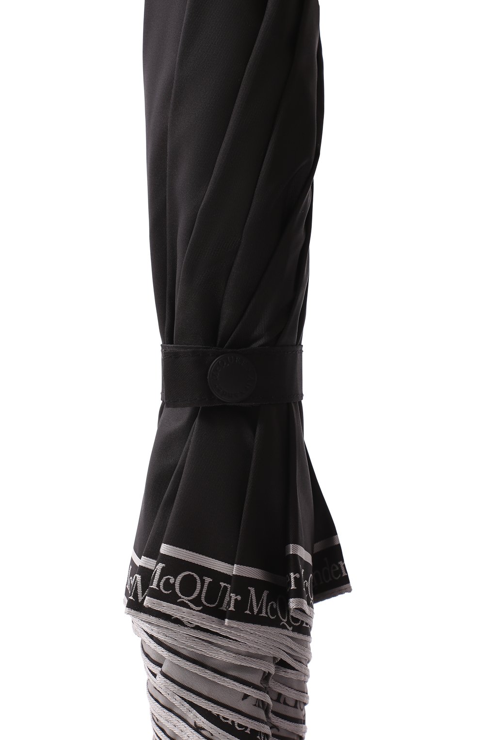 Мужской складной зонт ALEXANDER MCQUEEN черно-белого цвета по цене 39950 руб., арт. 557708/4A37Q | Фото 6 Мужской складной зонт ALEXANDER MCQUEEN черно-белого цвета, арт. 557708/4A37Q | Фото 6 (Материал: Текстиль)