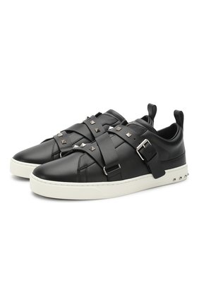 Кожаные кеды Valentino Garavani V-Punk | Фото №1 Кожаные кеды Valentino Garavani V-Punk | Фото №1