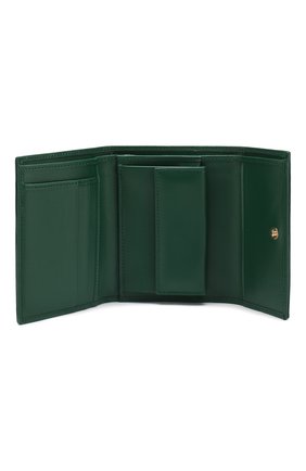 Кожаный кошелек на кнопке Dolce & Gabbana, зеленого цвета, арт. BI0924/AU772 в ЦУМ | Фото №3 Кожаный кошелек на кнопке Dolce & Gabbana зеленого цвета | Фото №3