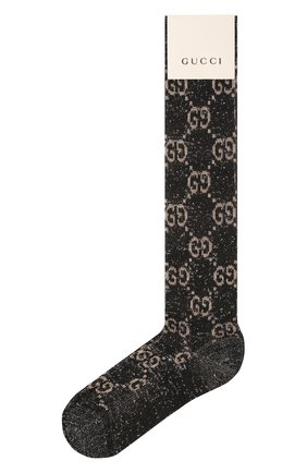 Женские гольфы GUCCI черного цвета по цене 9300 руб., арт. 476525/3G199 | Фото 1 Женские гольфы GUCCI черного цвета, арт. 476525/3G199 | Фото 1
