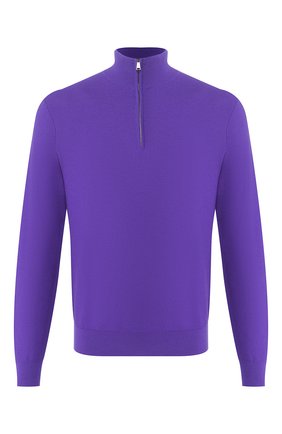Мужской джемпер из смеси шерсти и кашемира RALPH LAUREN фиолетового цвета по цене 72600 руб., арт. 790531010 | Фото 1 Мужской джемпер из смеси шерсти и кашемира RALPH LAUREN фиолетового цвета, арт. 790531010 | Фото 1