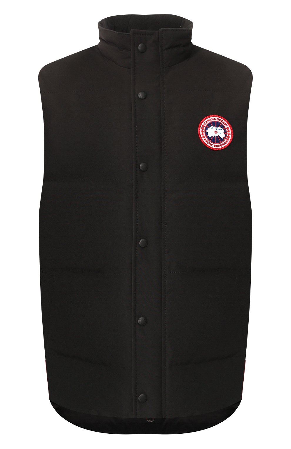 Мужской черный пуховый жилет garson vest CANADA GOOSE — купить за 37500