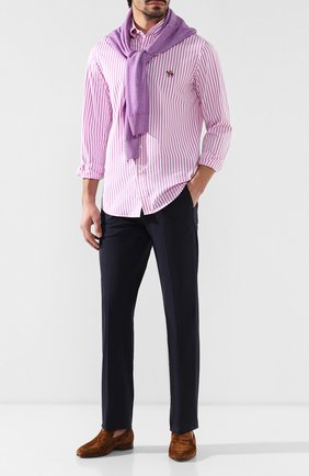 Мужская хлопковая рубашка с воротником button down RALPH LAUREN розового цвета по цене 48550 руб., арт. 790730895 | Фото 2 Мужская хлопковая рубашка с воротником button down RALPH LAUREN розового цвета, арт. 790730895 | Фото 2 (Материал внешний: Хлопок; Рукава: Длинные; Длина (для топов): Стандартные; Статус проверки: Проверено, Проверена категория; Принт: Полоска; Случай: Повседневный; Воротник: Button down; Манжеты: На пуговицах)