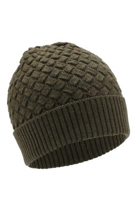 Женская шерстяная шапка BOTTEGA VENETA зеленого цвета по цене 27950 руб., арт. 500396/4V206 | Фото 1 Женская шерстяная шапка BOTTEGA VENETA зеленого цвета, арт. 500396/4V206 | Фото 1