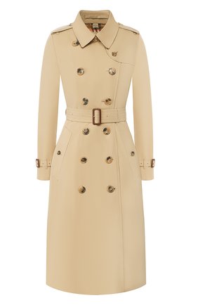 Женский хлопковый тренч chelsea BURBERRY бежевого цвета по цене 145000 руб., арт. 4073377 | Фото 1 Женский хлопковый тренч chelsea BURBERRY бежевого цвета, арт. 4073377 | Фото 1