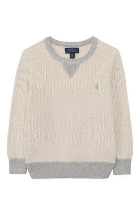 Детский хлопковый свитшот POLO RALPH LAUREN бежевого цвета по цене 5565 руб., арт. 321712076 | Фото 1 Детский хлопковый свитшот POLO RALPH LAUREN бежевого цвета, арт. 321712076 | Фото 1