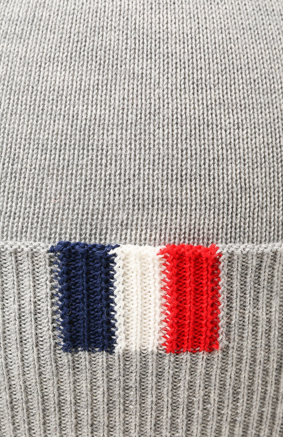 Хлопковая шапка Moncler Enfant серого цвета, арт. E1-951-99222-00-V9005 в ЦУМ | Фото №3 Хлопковая шапка Moncler Enfant серого цвета | Фото №3