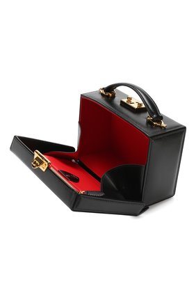 Женская сумка grace small box MARK CROSS черная цвета, арт. W108344G купить в ЦУМ | Фото №4 Сумка Grace Small Box Mark Cross черная цвета | Фото №4