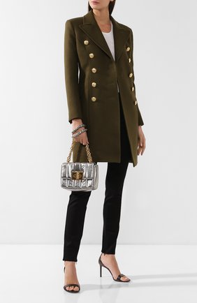 Женская сумка natalia soft medium TOM FORD серебряная цвета, арт. L0983T-X79 купить в ЦУМ | Фото №2 Сумка Natalia Soft medium Tom Ford серебряная цвета | Фото №2