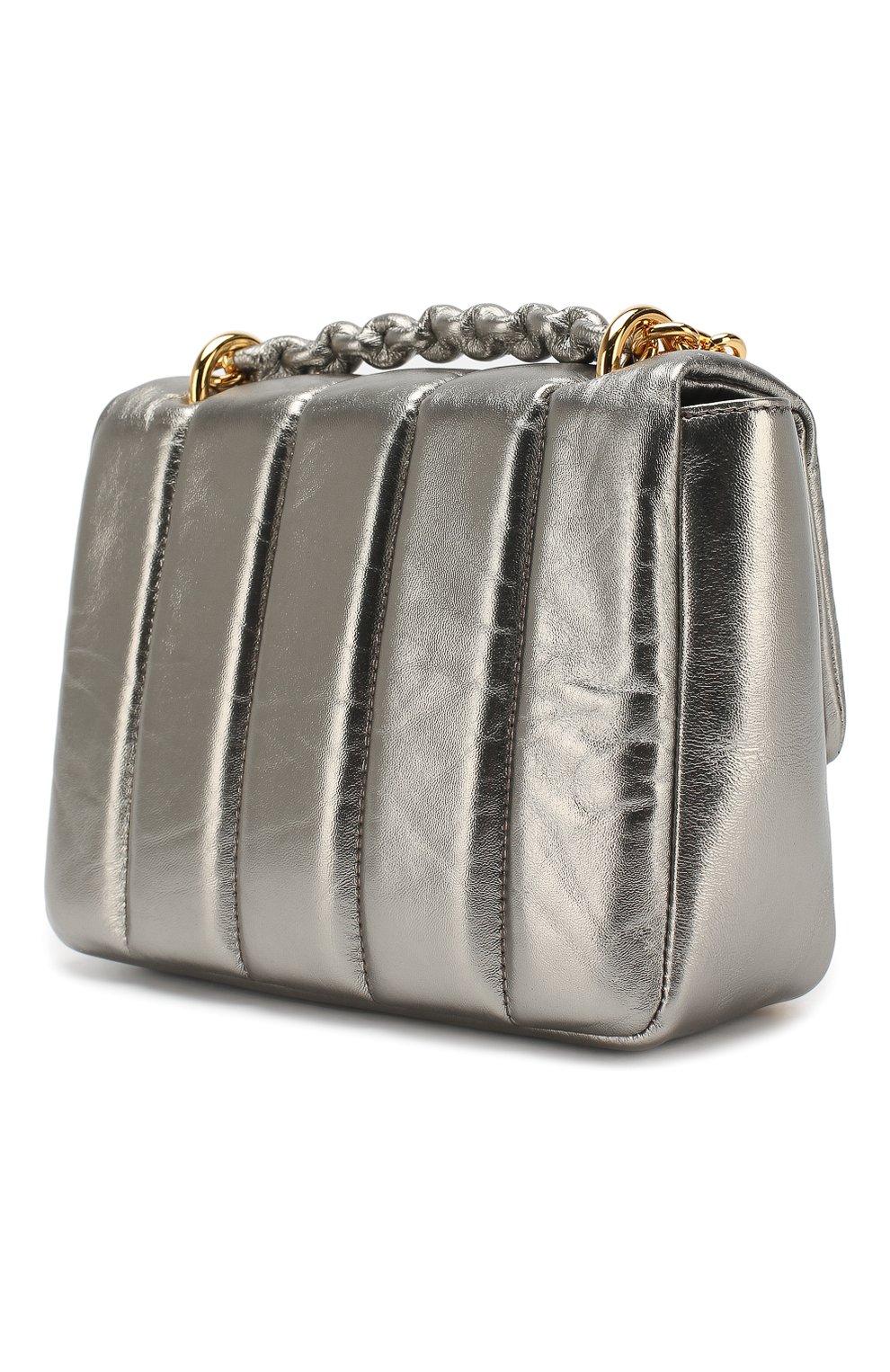 Женская сумка natalia soft medium TOM FORD серебряная цвета, арт. L0983T-X79 купить в ЦУМ | Фото №3 Сумка Natalia Soft medium Tom Ford серебряная цвета | Фото №3