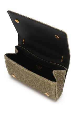 Сумка DG Girls Dolce & Gabbana, золотого цвета, арт. BB6498/AZ413 в ЦУМ | Фото №4 Сумка DG Girls Dolce & Gabbana золотого цвета | Фото №4