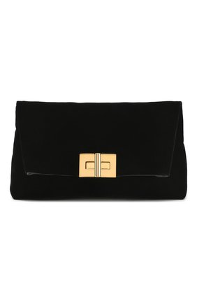 Клатч Natalia Soft Tom Ford, черного цвета, арт. L1147T-V01 в ЦУМ | Фото №1 Клатч Natalia Soft Tom Ford черного цвета | Фото №1