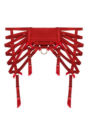 Женский пояс для чулок BORDELLE красного цвета по цене 28350 руб., арт. WEBBED SUSPENDER | Фото 1 Женский пояс для чулок BORDELLE красного цвета, арт. WEBBED SUSPENDER | Фото 1