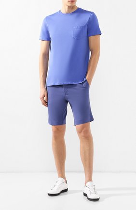 Мужские хлопковые шорты RALPH LAUREN синего цвета по цене 34300 руб., арт. 790666518 | Фото 2 Мужские хлопковые шорты RALPH LAUREN синего цвета, арт. 790666518 | Фото 2