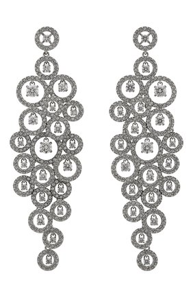 Женские серьги creativity SWAROVSKI серебряного цвета по цене 14980 руб., арт. 5408280 | Фото 1 Женские серьги creativity SWAROVSKI серебряного цвета, арт. 5408280 | Фото 1