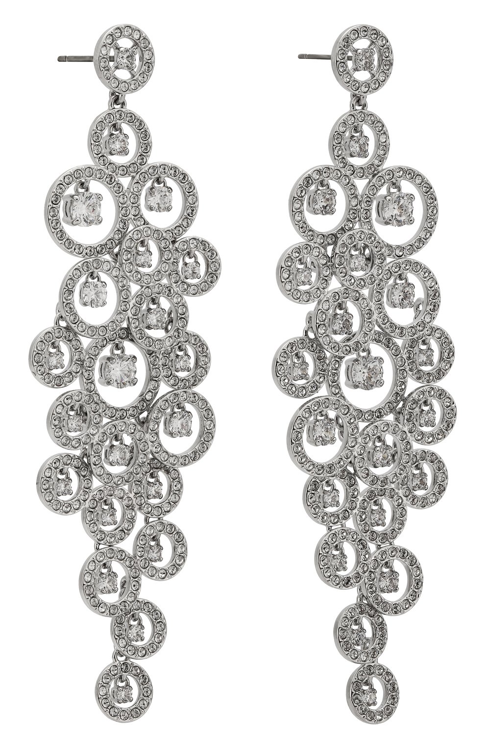 Женские серьги creativity SWAROVSKI серебряного цвета по цене 14980 руб., арт. 5408280 | Фото 3 Женские серьги creativity SWAROVSKI серебряного цвета, арт. 5408280 | Фото 3
